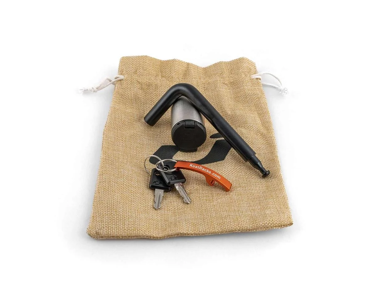 Kuat Hitch Lock (Silver/Black) (Version 4) (1872 - Yellowstone) (1.25" Receiver) - view 3
